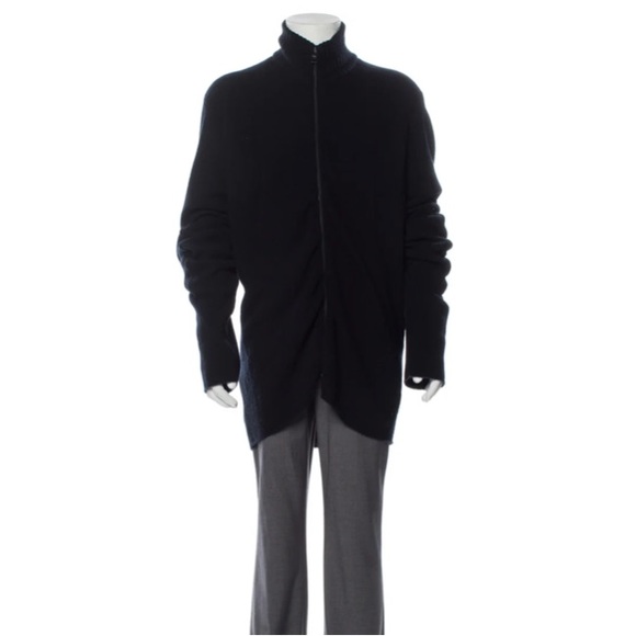 PRADA Turtleneck Long Sleeve Cardigan - Picture 1 of 3